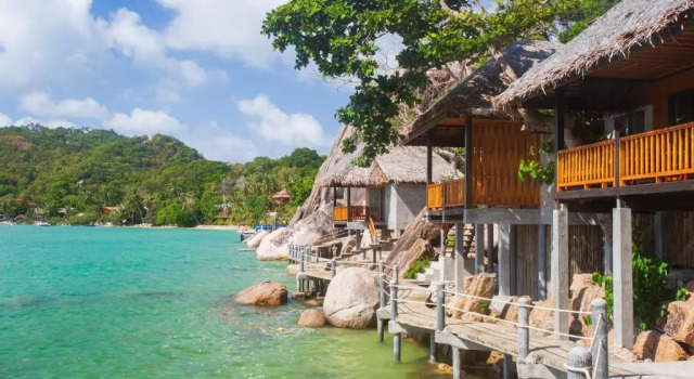 Номер Deluxe seafront Koh Tao Relax Freedom Beach Resort