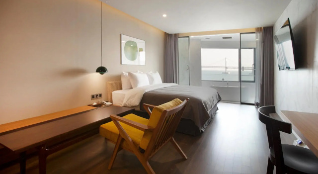 Hound Hotel Gwangan, Book Hotel Busan Sydkorea, nær Geungnakseonwon Temple