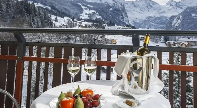 Одноместный номер Standard с балконом и с видом на горы Beausite Park Hotel & Spa