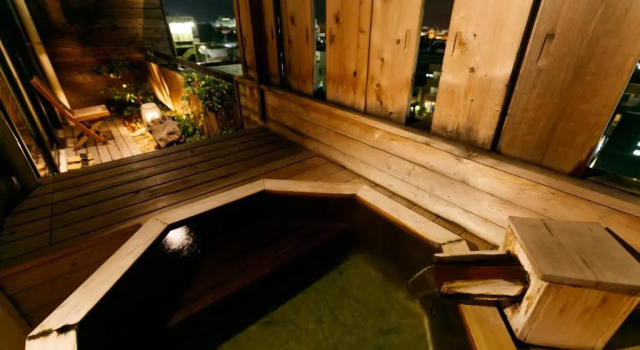Номер люкс with Open-air bath Hatori