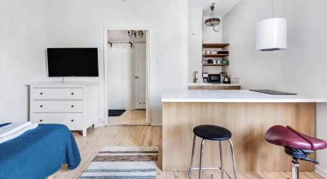 WeHost Modern and Well-equipped Studio with a View @Viides linja 3