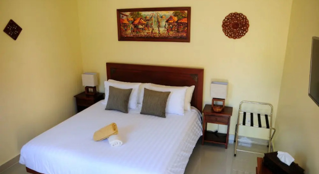 Двухместный номер Deluxe с красивым видом из окна Green Palms Bali