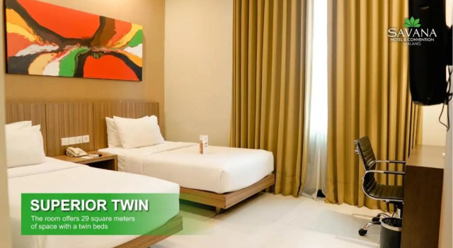 Superior Doppel Zimmer Savana Hotel & Convention Malang