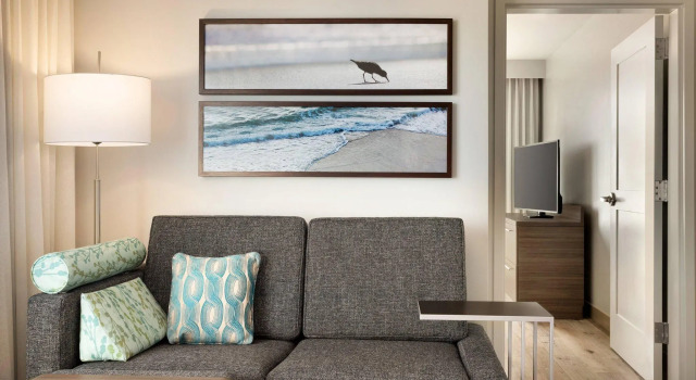 Двухместный люкс c 1 комнатой с видом на внутреннюю территорию TownePlace Suites by Marriott Outer Banks Kill Devil Hills