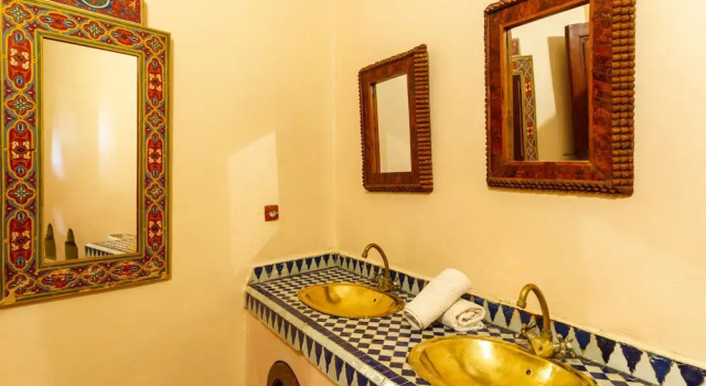 Двухместный номер Standard Riad LE DROMADAIRE BLEU by Weekome