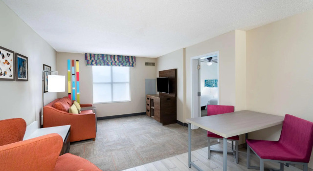 Четырёхместный люкс c 1 комнатой Hampton Inn & Suites West Little Rock