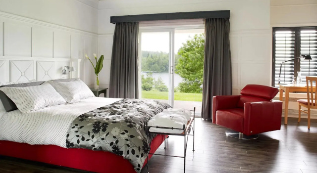 Auberge du Lac-à-l'Eau-Claire, Boek Hostel Hotels in Mauricie met ontbijt, Ontbijt