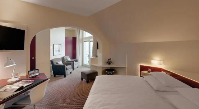 Двухместный номер Superior с балконом и с видом на реку Rheinhotel Dreesen