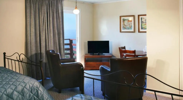 Четырёхместный номер Standard с видом на море Hotel Motel Belle Plage