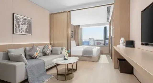 Апартаменты Deluxe Апарт-отель CM+ Serviced Apartment Beijing Huashang
