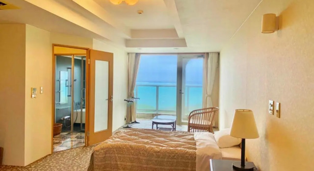 Трёхместный номер Standard с видом на море Canaan Resort <Kohamajima>
