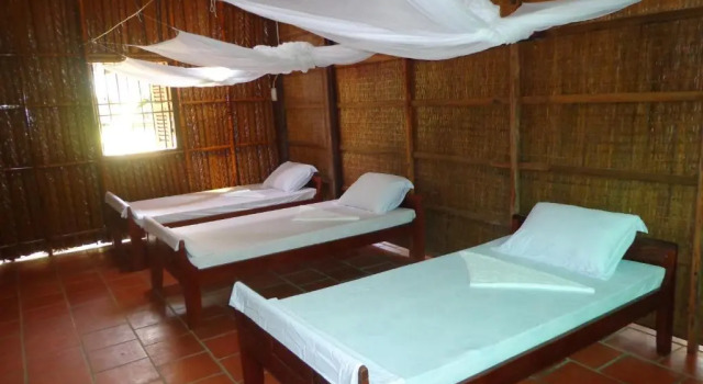 Кровать в общем номере Nam Thanh Homestay - Hostel