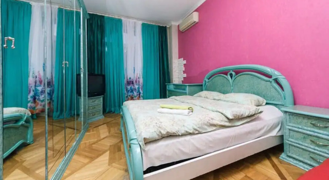 Luxus Suite 2 Schlafzimmer mit Balkon und mit Stadtblick Kyiv Central Apart Hotel
