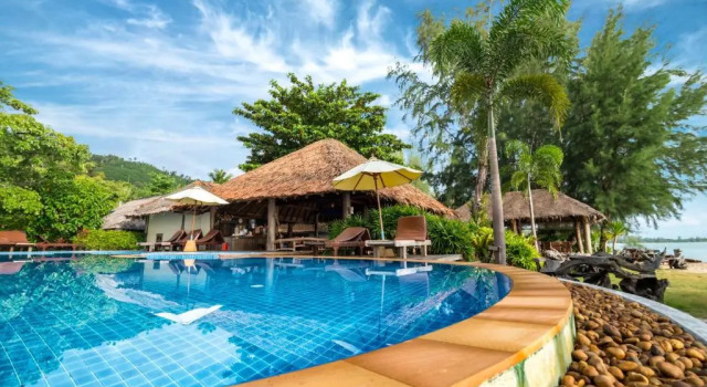 Двухместный номер Deluxe с видом на море Thiw Son Beach Resort