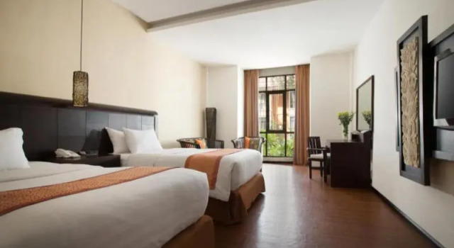 Двухместный номер Deluxe с видом на сад Отель Best Western Resort Kuta