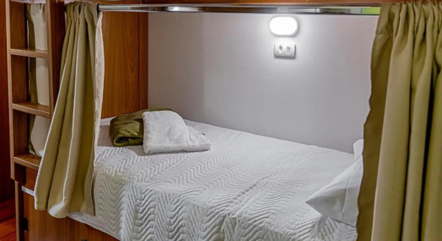 Кровать в общем номере Imperial Hostel Hospedagem