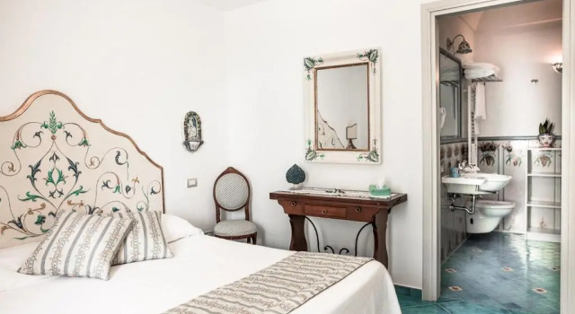 Апартаменты с 2 комнатами с балконом и с видом на море Villa San Cosma
