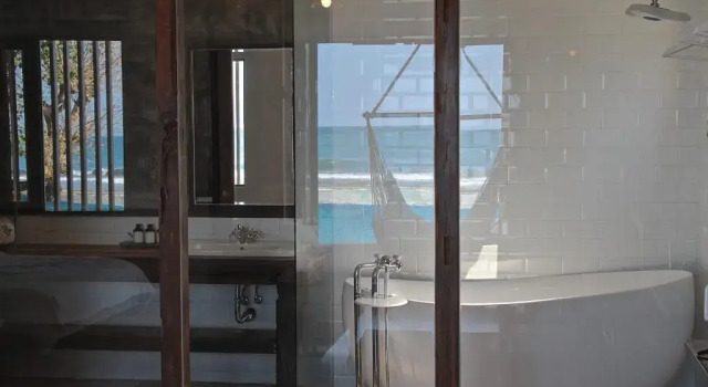 Двухместный номер Standard Цокольный этаж с видом на море Casa Ostia