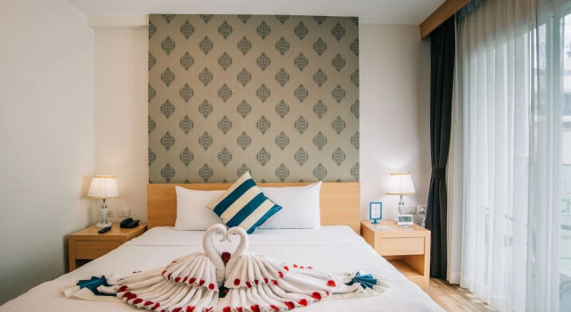 Двухместный номер Deluxe с балконом iCheck inn Central Patong