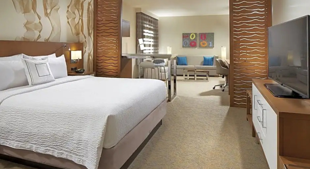 Двухместный полулюкс c 1 комнатой Courtyard by Marriott Sunnyvale Silicon Valley