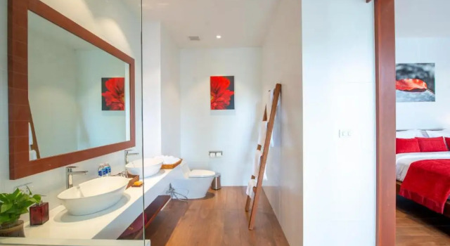 Вилла с 2 комнатами с частичным видом на море Eranda Pool Spa Villa, Chaweng Koh Samui