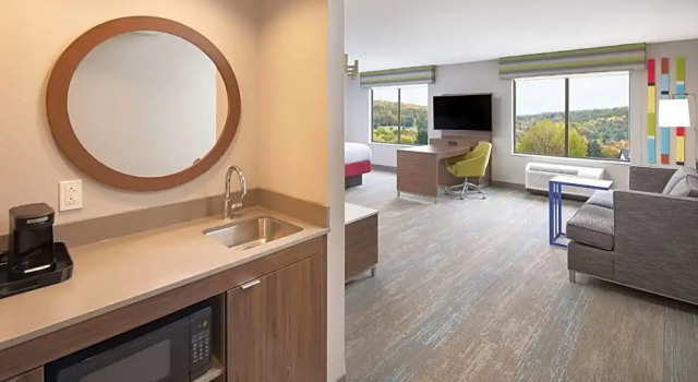 Двухместный люкс Hampton Inn Hornell