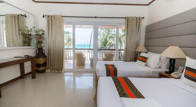 Номер Superior рядом с пляжем Sur Beach Resort Boracay