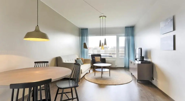 Апартаменты c 1 комнатой с балконом Forenom Serviced Apartments Helsinki Lapinlahdenkatu