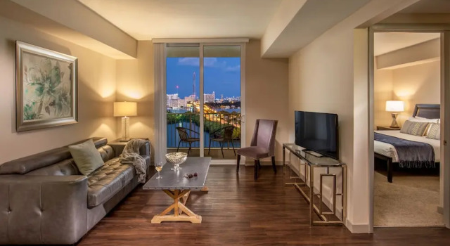 Апартаменты Executive c 1 комнатой с видом на залив Shorecrest Miami Bay