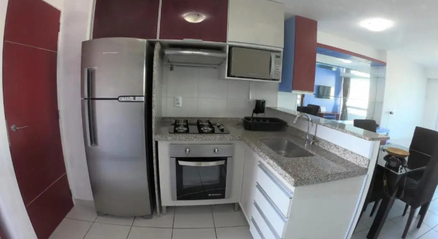 Апартаменты c 1 комнатой с балконом VIP Beira Mar Residence