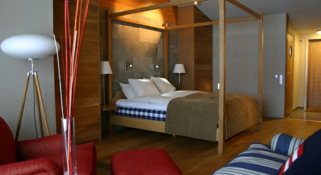 Двухместный номер Deluxe с балконом и с видом на озеро Hestraviken Hotell & Spa