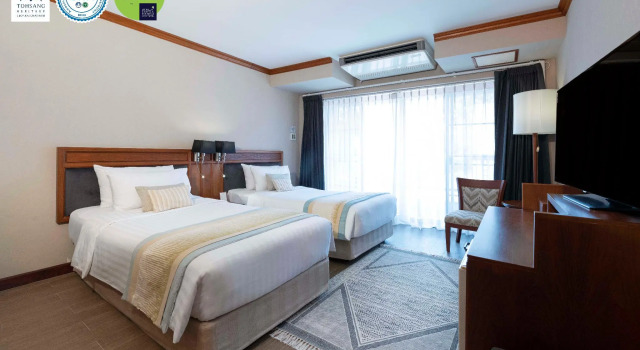 Двухместный номер Deluxe с балконом Tohsang Heritage Ubon Hotel