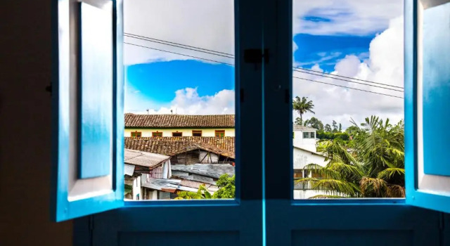 Семейный номер Standard с балконом и с красивым видом из окна Hotel Camino Nacional Salento