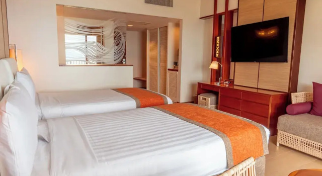 Standard Zimmer mit Balkon und an der Küste Hotel Nikko Guam