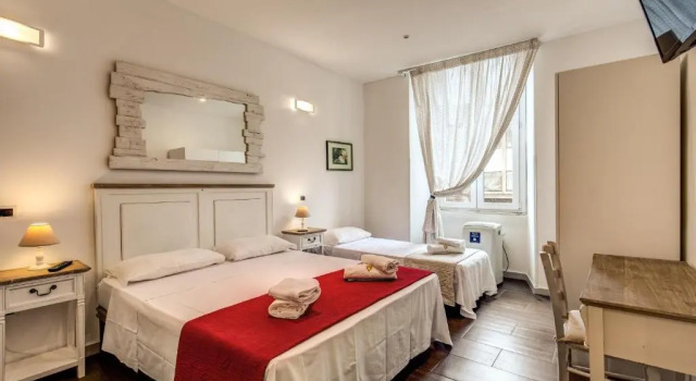 Четырёхместный номер Classic GuestHouse o Affittacamere La civetta di Trastevere