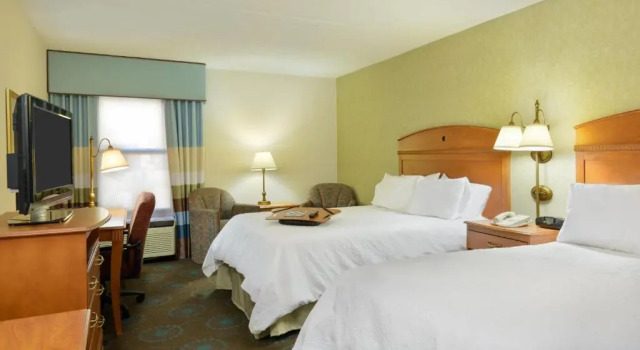 Четырёхместный номер Deluxe Hampton Inn Mt Vernon