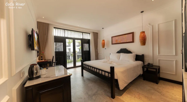 Двухместный номер Deluxe с видом на сад Hoi An Coco River Resort & Spa