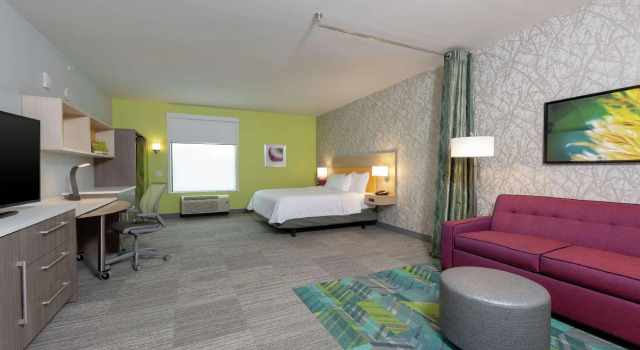 Двухместное студия-люкс Home2 Suites By Hilton Indianapolis Airport