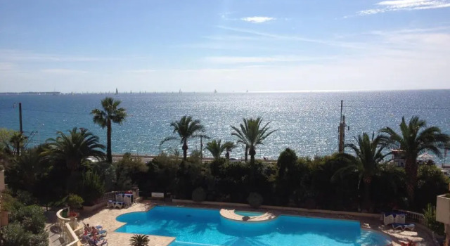 Апартаменты Superior с 2 комнатами с видом на море Résidence La Palme dAzur Cannes Verrerie