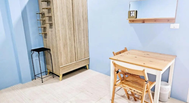 Студия Near boxing center, New 1BR wh kitchen, Sofa bed, Wifi