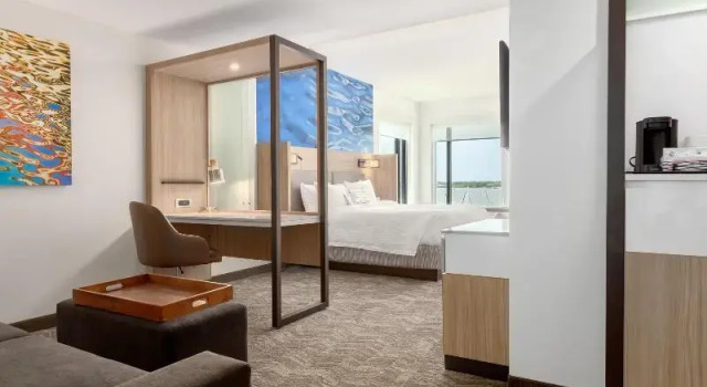 Люкс с красивым видом из окна SpringHill Suites by Marriott Bradenton Downtown/Riverfront