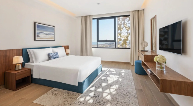 Апартаменты c 1 комнатой с видом на море Beach Bay Hotel Mirfa