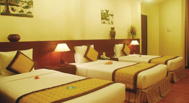 Трёхместный номер Deluxe Hau Giang Hotel