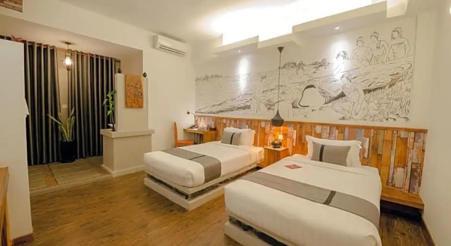 Двухместный номер Superior с балконом Double Leaf Boutique Hotel