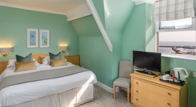 Двухместный номер Standard с частичным видом на море Hotel Penzance Harbour View