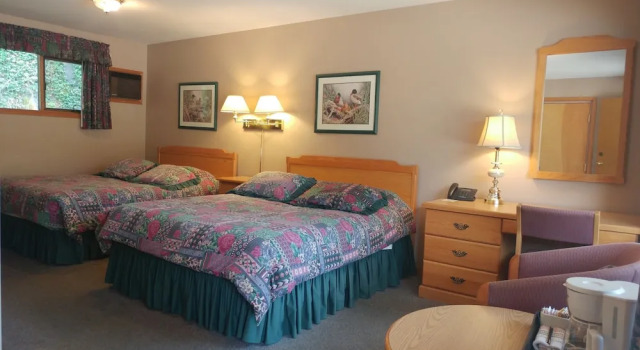 Четырёхместный номер Deluxe Цокольный этаж Colonial 900 Motel