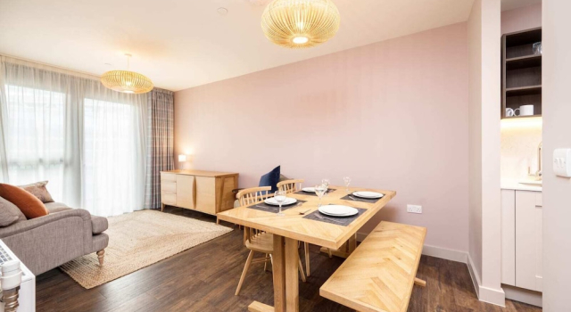 Апартаменты с 2 комнатами с балконом Canada Gardens at Wembley Park - Urban Oasis