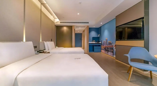Номер Deluxe Atour Hotel Chongqing Yongchuan High-Speed Xinglong Lake