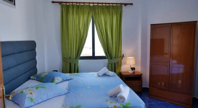 Standard Doppel Zimmer mit Balkon und mit Meerblick Blue Saranda Hotel