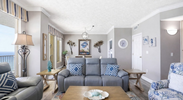Номер Standard Relaxing Beachfront Condo with Beach Access - Unit 1603 by RedAwning